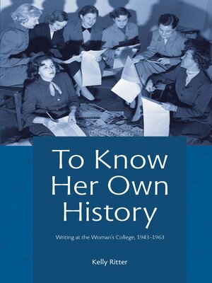 cover image of To Know Her Own History